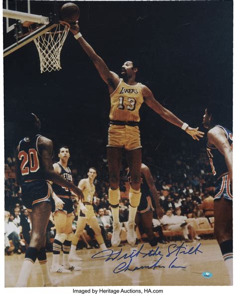 Wilt "The Stilt" Chamberlain Signed Photograph. ... Autographs | Lot ...