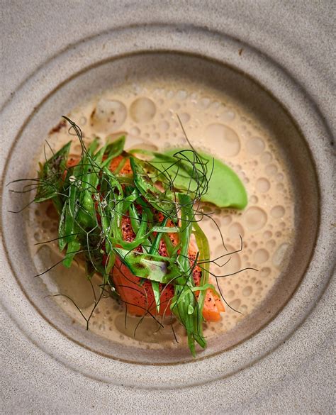 BOKA Chicago | ⁠Hibiscus sorbet, ginger milk foam, and lime | The first ...