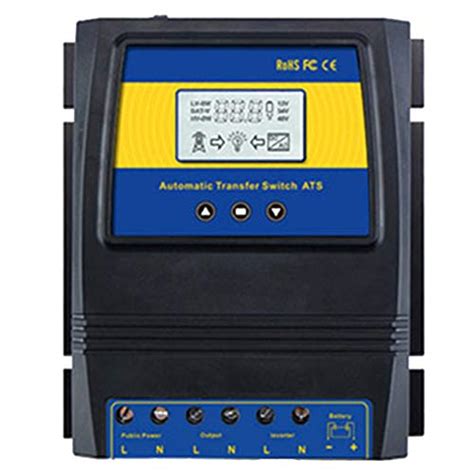 Kirmax Automatic Ats Dual Power Transfer Switch Solar Charge Controller ...