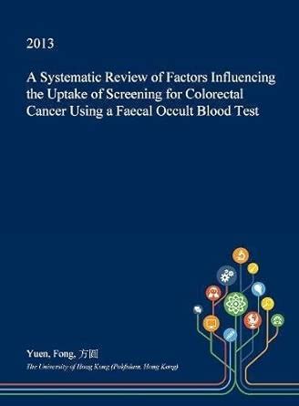 A Systematic Review of Factors Influencing the Uptake of Screening for ...