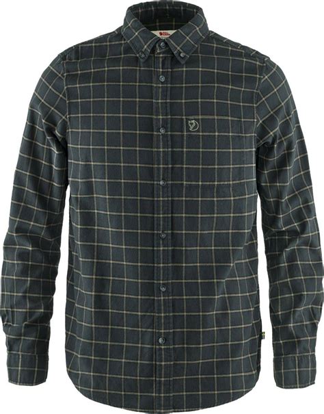 Fjällräven Övik Flannel Shirt - Dark Gray • Pris