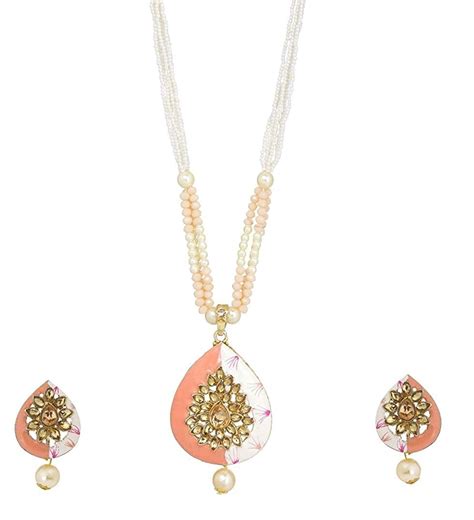 Buy Efulgenz Indian Bollywood 14 K Gold Plated Faux Pearl Kundan ...