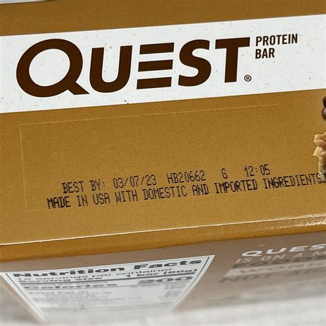 Buy 4 Boxes Quest Chocolate Chip Cookie Dough Protein Bars 48 Bars ...