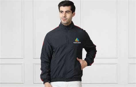 Personalised Micro Polyester Sweat Jacket | Buy Custom Jackets with Logo