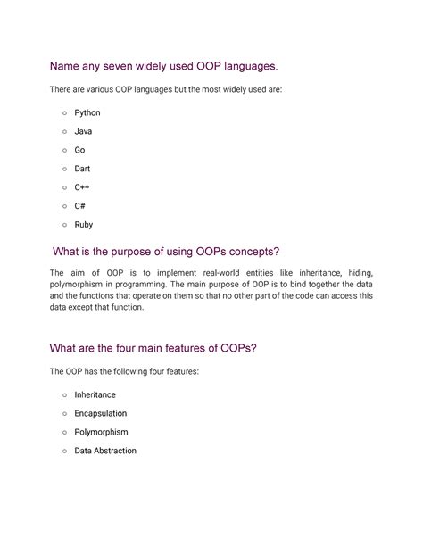OOP - Object-oriented programming (OOP) is a style of programming ...