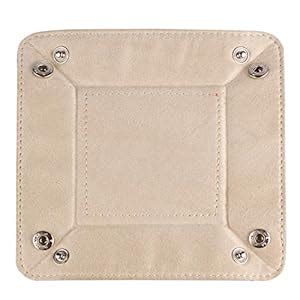 Buy Unisex Turquoise Leather Tray - Stylish Holds Coins, car Keys ...