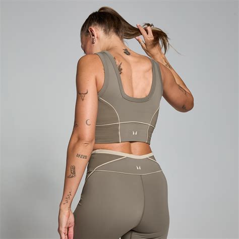 MP Women's Tempo Contrast Texture Cycling Short - Espresso | Myprotein UK