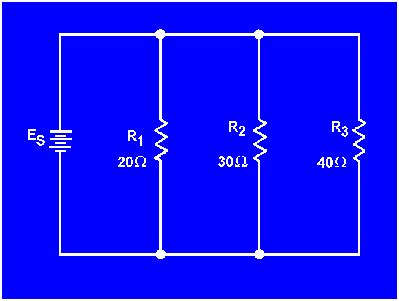 Parallel Circuit Resistance Equation