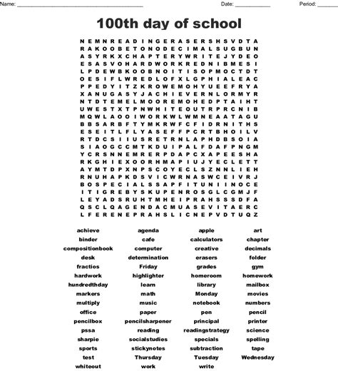 100 Word Printable Word Search - Word Search Maker