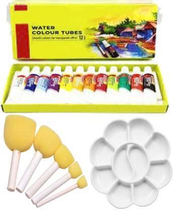 Flipkart.com | anjanaware Water Color Tube - 5ml 12 Shades with art ...