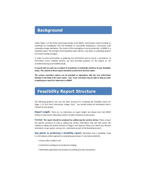 Image result for Feasibility Report Examples PDF