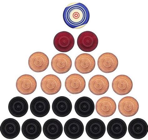 Fitness Solutions CARROM COINS WITH STIGER FOR KIDS PLAY. Carrom Board ...