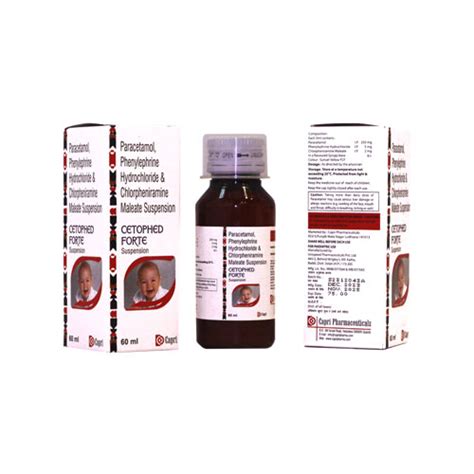 CETOPHED-FORTE SUSPENSION Capri Pharmaceuticals