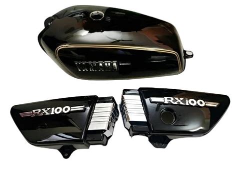YAMAHA RX100 FUEL TANK , SIDE PANEL WITH COMPLETE KITS (BLACK ...
