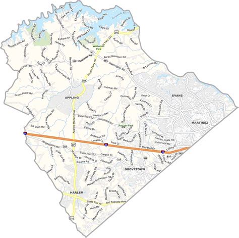 Columbia County Ga Maps