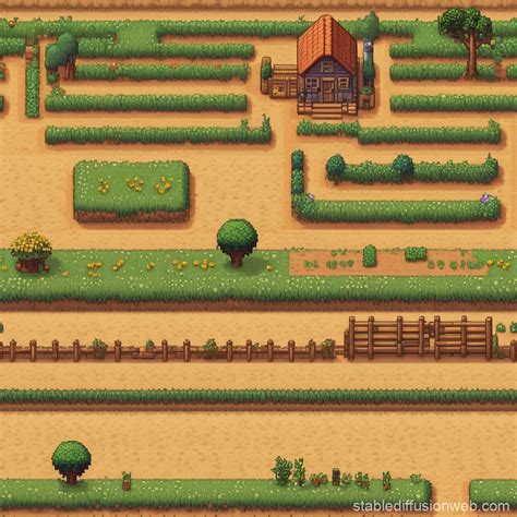 Stardew Valley Inspired Pixel Texture | Stable Diffusion Online