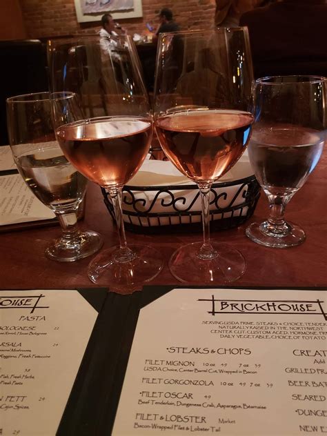 Menu at Brickhouse steakhouse, Redmond