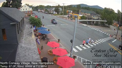 North Conway Village Live Cam - Conway, Carroll, New Hampshire, USA ...