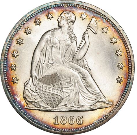 1866 Seated Liberty Silver Dollar Values - Live Pricing | CoinValues.com
