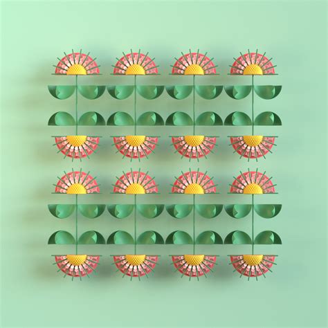 Pattern Design 3D and 2D on Behance