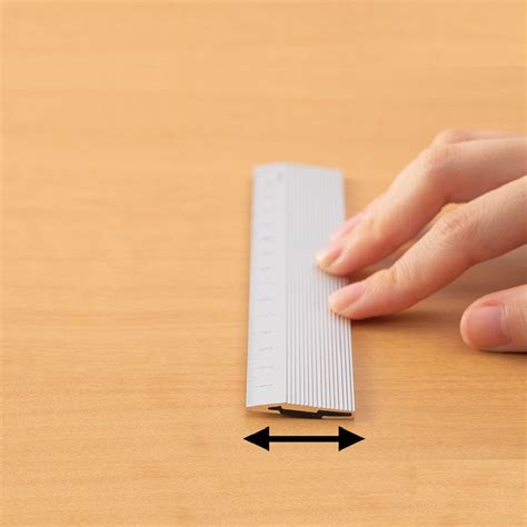 Silver Wide Aluminium Ruler – The Paper Company India