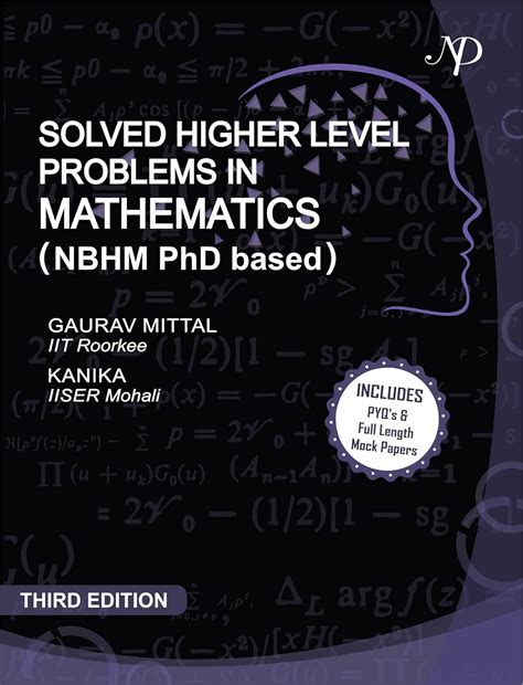 Buy Solved Higher Level Problems in Mathematics (Totally NBHM Based ...