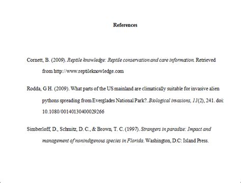 Image result for APA Reference Page Example