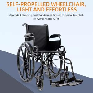 Fastwell Premium Mag Wheel Chair Regular Foldable Self Drive Wheelchair ...