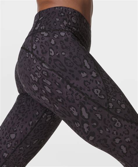 Power 7/8 Gym Leggings - Black Luxe Leopard Print | Women's Leggings ...