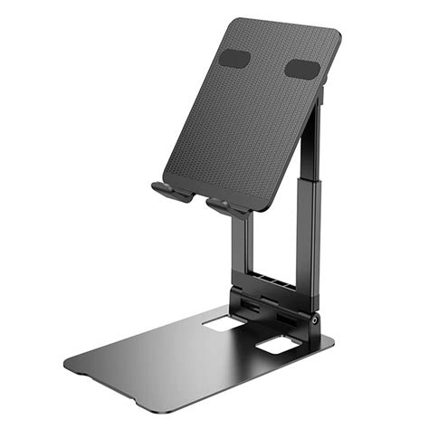 BROLAVIYA Heavy Duty Aluminum Base Foldable, Height Adjustable Desktop ...