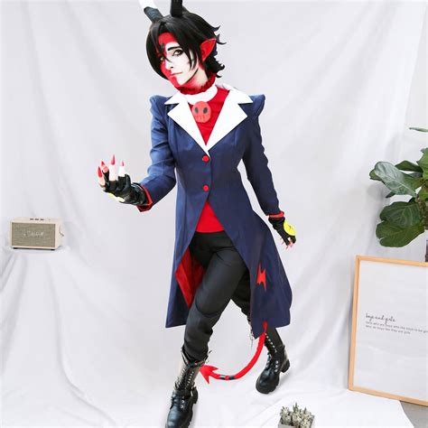 Hazbin Hotel Cosplay Costume Helluva Boss Outfit Blitzo Halloween