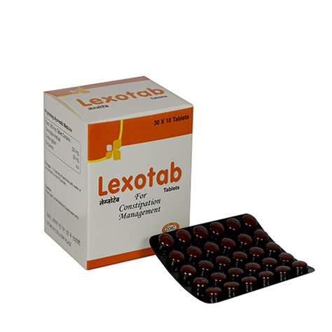 LEXOTAB (CONSTIPATION, BOWEL DISORDERS) Tablets Zoic Pharmaceuticals