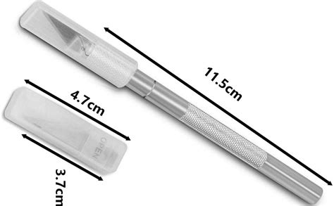 Professional Detail Pen Knife 1 Set with Steel 5 Interchangeable Sharp ...