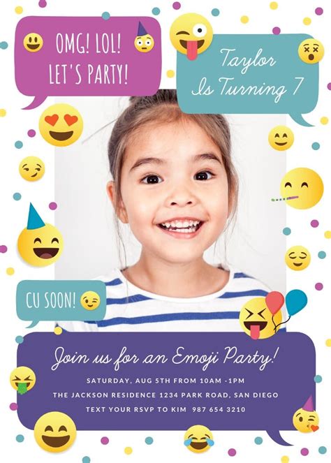 Emoji Party Favors For Girls Printable Emoji Movie Birthday Party ...