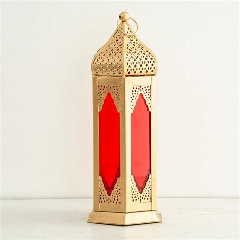 Buy Corsica Mystic India Metal Tall Moroccan Lantern from Corsica by ...