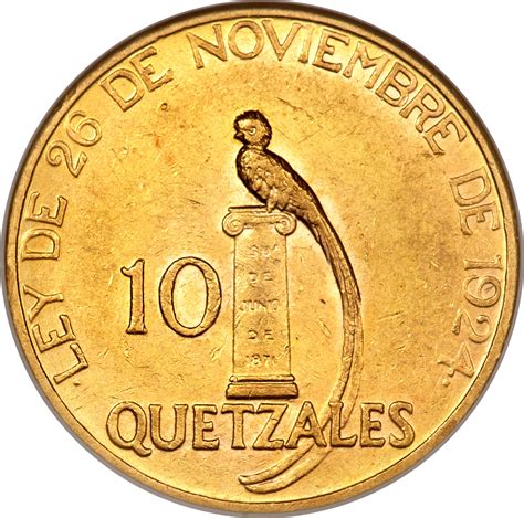 10 Quetzales - Guatemala – Numista
