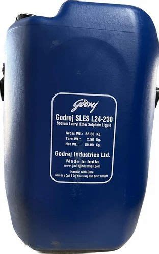 Surfactants Chemical - Colour Sodium Lauryl Sulphate - Godrej ...