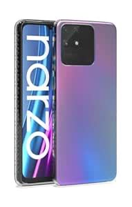 U&E Realme narzo 50A Back Cover Holographic Theme Compatible with ...