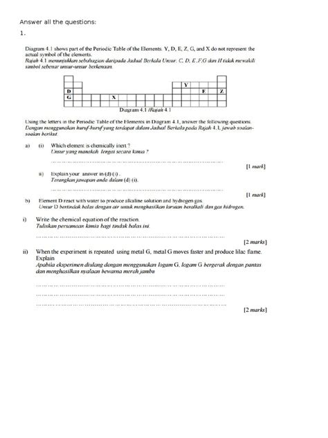 Image result for Exam Periodic Table