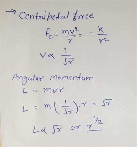 A particle of mass ' m ' is moving in a circular orbit of radius ' r ...