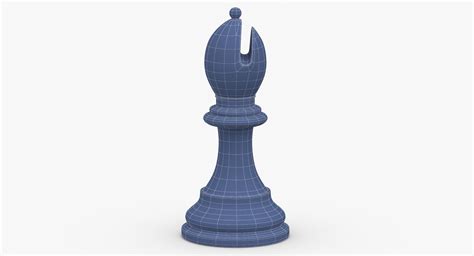 Chess Piece 02 Bishop Model - TurboSquid 1598580