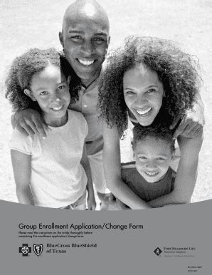 Fillable Online English Enrollment/Change Form - BCBSTX.com Fax Email ...