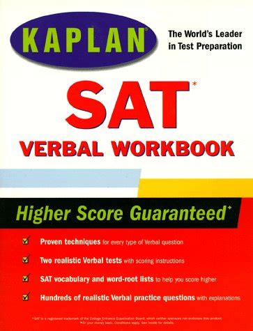 KAPLAN SAT VERBAL WORKBOOK : Kaplan: Amazon.in: Books
