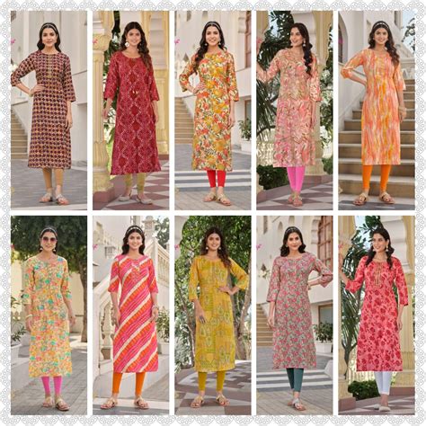 Gardencity 8021 To 8030 Daily Wear Printed Kurti Collection