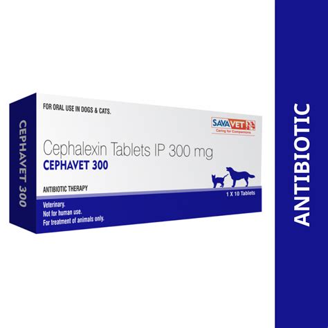 Savavet Cephavet 300mg (Cephalexin) Tablet for Dogs and Cats – Paw Store