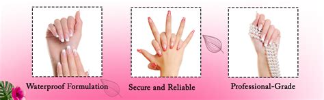 SUSVIJ Premium Nail Glue Artificial Nail Waterproof Nail Glue Acrylic ...
