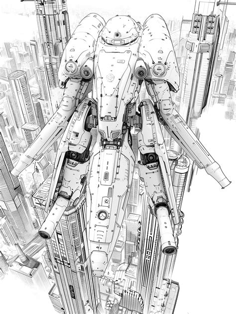 Image result for Futuristic Robot Drawing