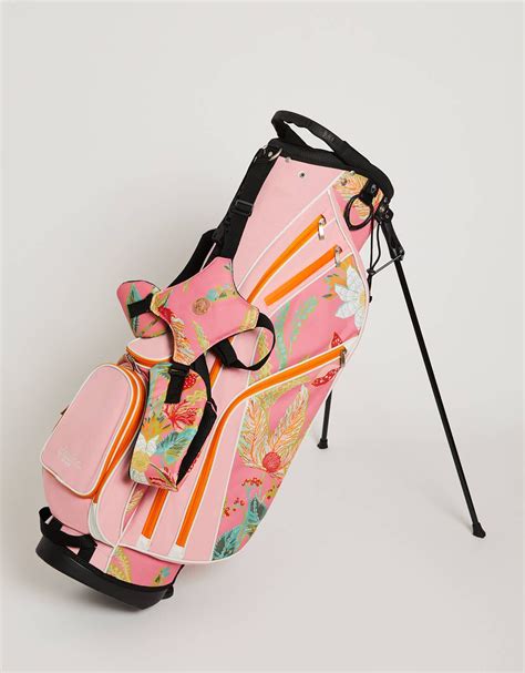 Golf Stand-Up Bag Queenie Tropical Floral Pink | Ladies golf bags ...