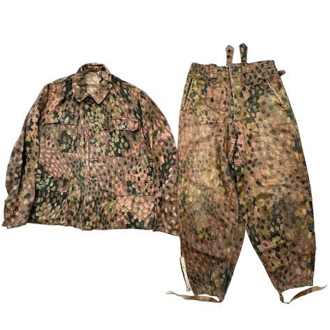Original WWII German Waffen-SS DOT 44 camouflage uniform ...