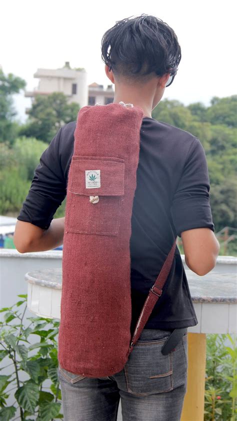 Hemp Yoga Mat & Case Bag - Handicrafts In Nepal
